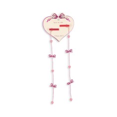 Konges Slojd - Spinki do włosów Pearly Tassel - PINK BOW