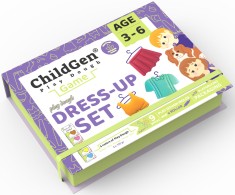 ChildGen - Zestaw kreatywny MODA - ubieranki i fryzury, 100% naturalna ciastolina i akcesoria