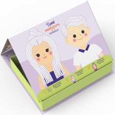 ChildGen - Zestaw kreatywny MODA - ubieranki i fryzury, 100% naturalna ciastolina i akcesoria