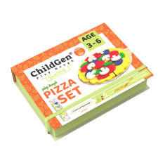 ChildGen, Zestaw kreatywny PIZZA, 100% naturalna ciastolina i akcesoria