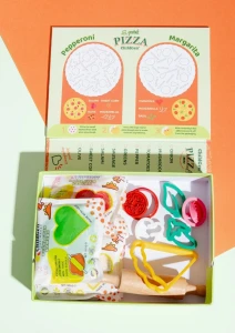 ChildGen, Zestaw kreatywny PIZZA, 100% naturalna ciastolina i akcesoria