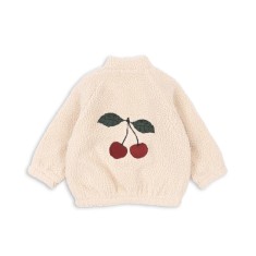Konges Slojd - Kurtka pluszowa Jazz Teddy - SAND DOLLAR