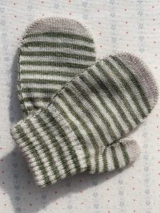 Konges Slojd - Rękawiczki z jednym palcem Filla 2-pak - LEMON/STRIPE