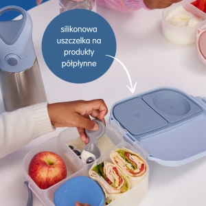 B.BOX Mini Lunchbox - szczelna śniadaniówka z przegródkami - Midnight