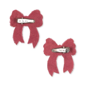 Konges Slojd - Spinki do włosów SEQUIN BOW - RAPTURE ROSE