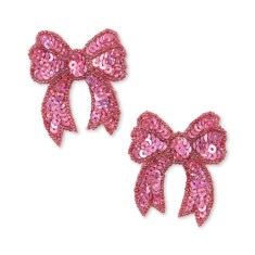 Konges Slojd - Spinki do włosów SEQUIN BOW - RAPTURE ROSE