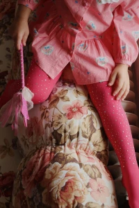 Konges Slojd - Rajstopy Glam - AMOUR PINK