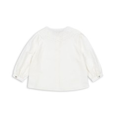 Konges Slojd - Koszula bawełniana Rilo - OPTIC WHITE