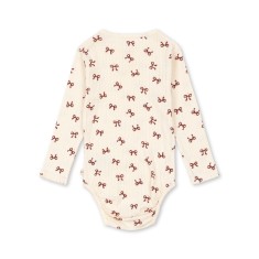Konges Slojd - Body niemowlęce Minnie - BOW ROUGE