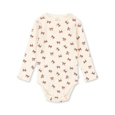 Konges Slojd - Body niemowlęce Minnie - BOW ROUGE
