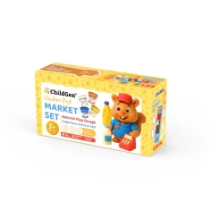 ChildGen - Zestaw kreatywny PAW PALS Market Kasjer Pofi - 4 ciastoliny, foremki, mata
