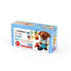 ChildGen - Zestaw kreatywny PAW PALS Praca Bohater Max - 4 ciastoliny, foremki, mata
