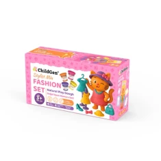 ChildGen - Zestaw kreatywny PAW PALS Moda Stylistka Mia - 4 ciastoliny, foremki, mata