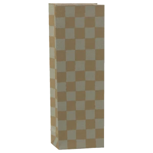Maileg - Torebka Prezentowa Mini, Checker - Mint/Ocher