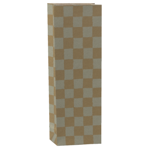 Maileg - Torebka Prezentowa Mini, Checker - Mint/Ocher