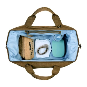 Childhome Torba Mommy Bag Signature Prestige Hazelnut